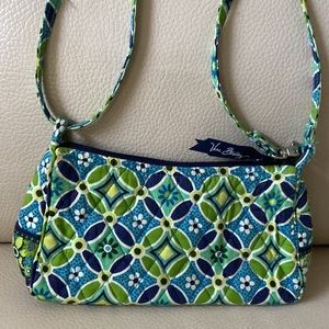 Vera Bradley small turquoise, green and navy purse